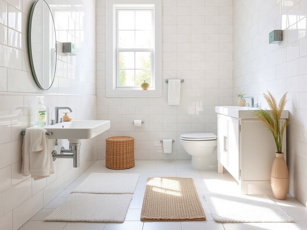 Bathroom Floors, Mirrors & Rugs: Keep It Fresh & Toxin-Free!